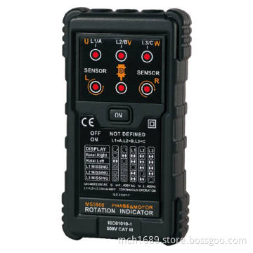 Three Phase Rotation Indicator, 120V~400V AC, 2Hz~400Hz (MCH-9900)